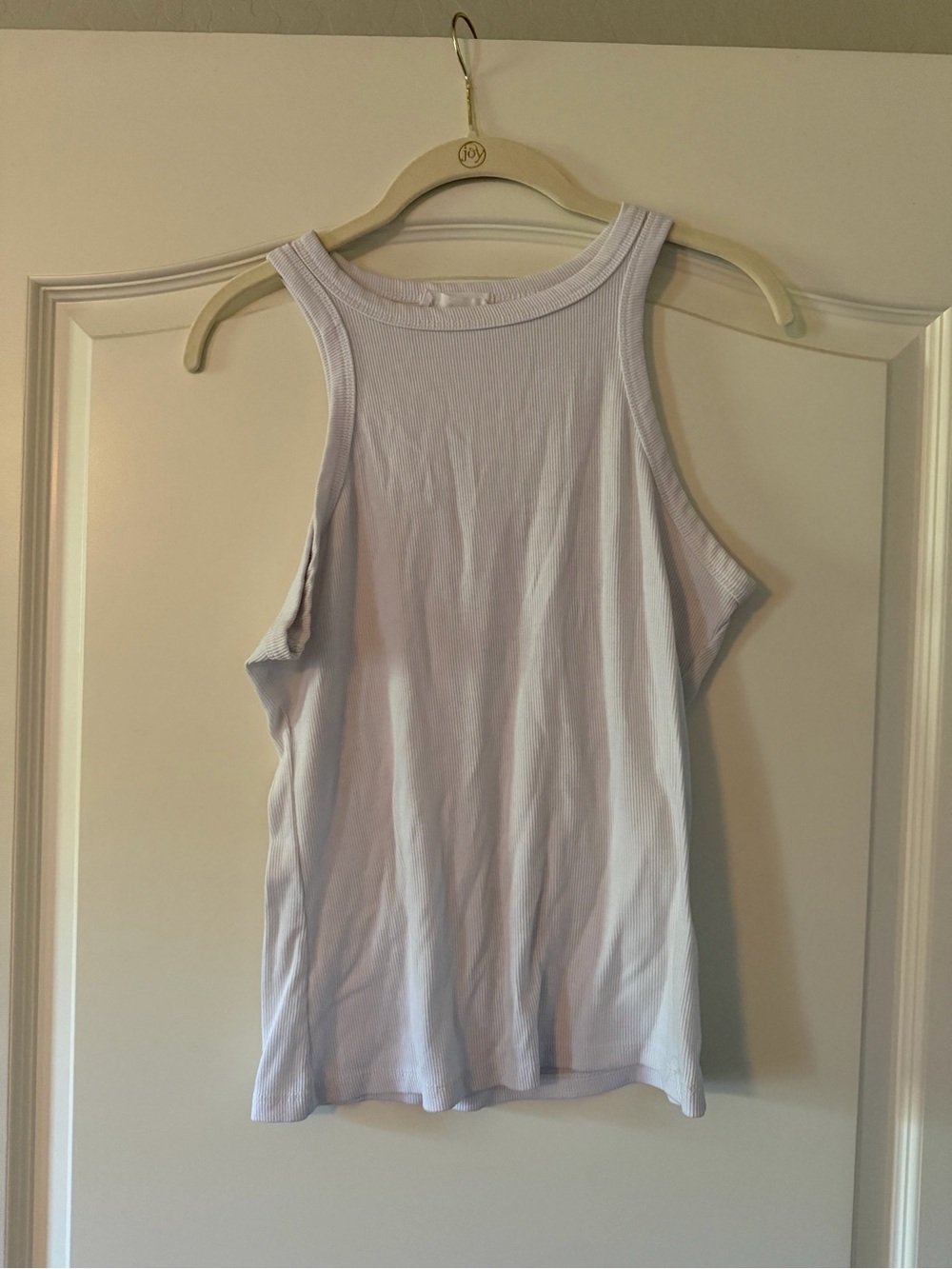 CJLA Women's Sleeveless Ribbed Tank Top - White